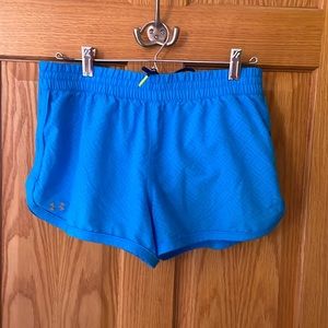 Women’s Under Armour shorts, size small, blue, lined